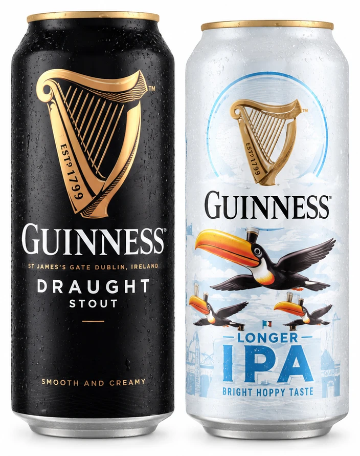 Guinness Draught ír stout, Guinness IPA sör