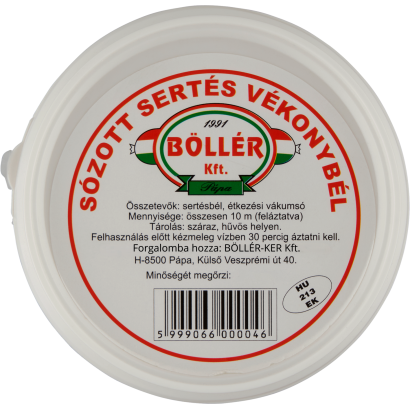 Böllér sózott sertés vékonybél 10 m