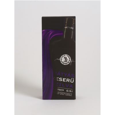 Mátyás Keserű Szilva Díszdobozban 33% 500 ml