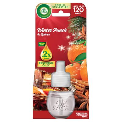 Air Wick elektromos utántöltő légfrissítő készülékhez - Gyümölcsös Téli Puncs, 19ml