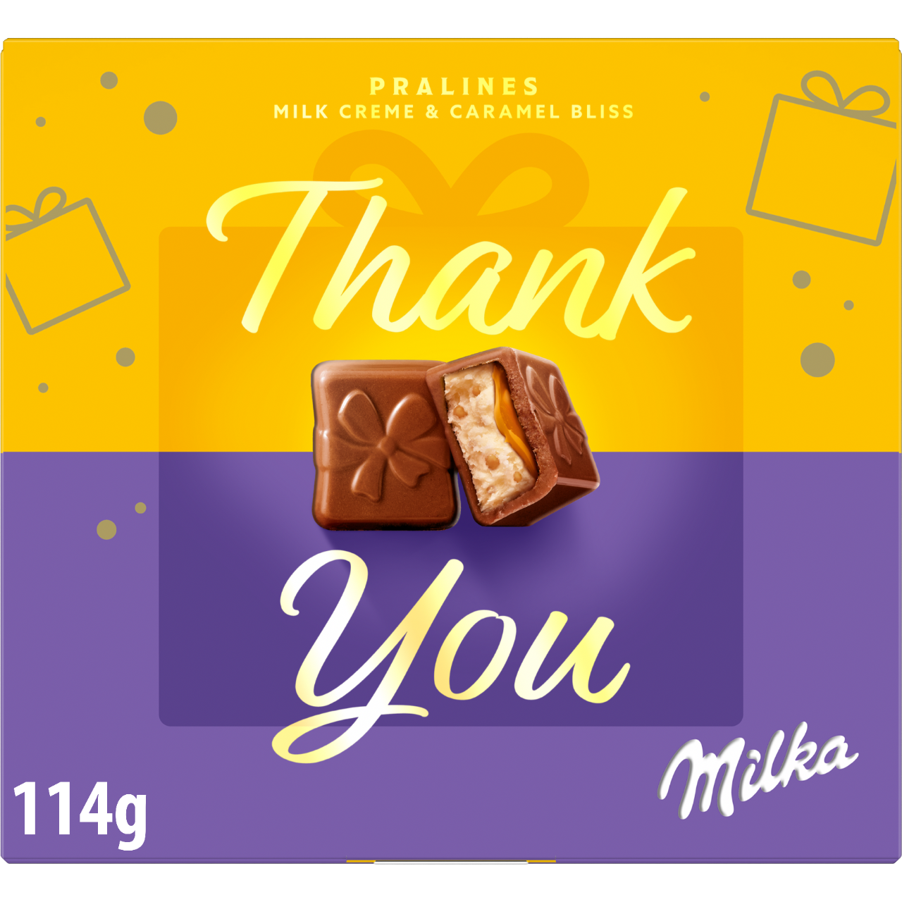 Milka Thank You praliné tejkrémes