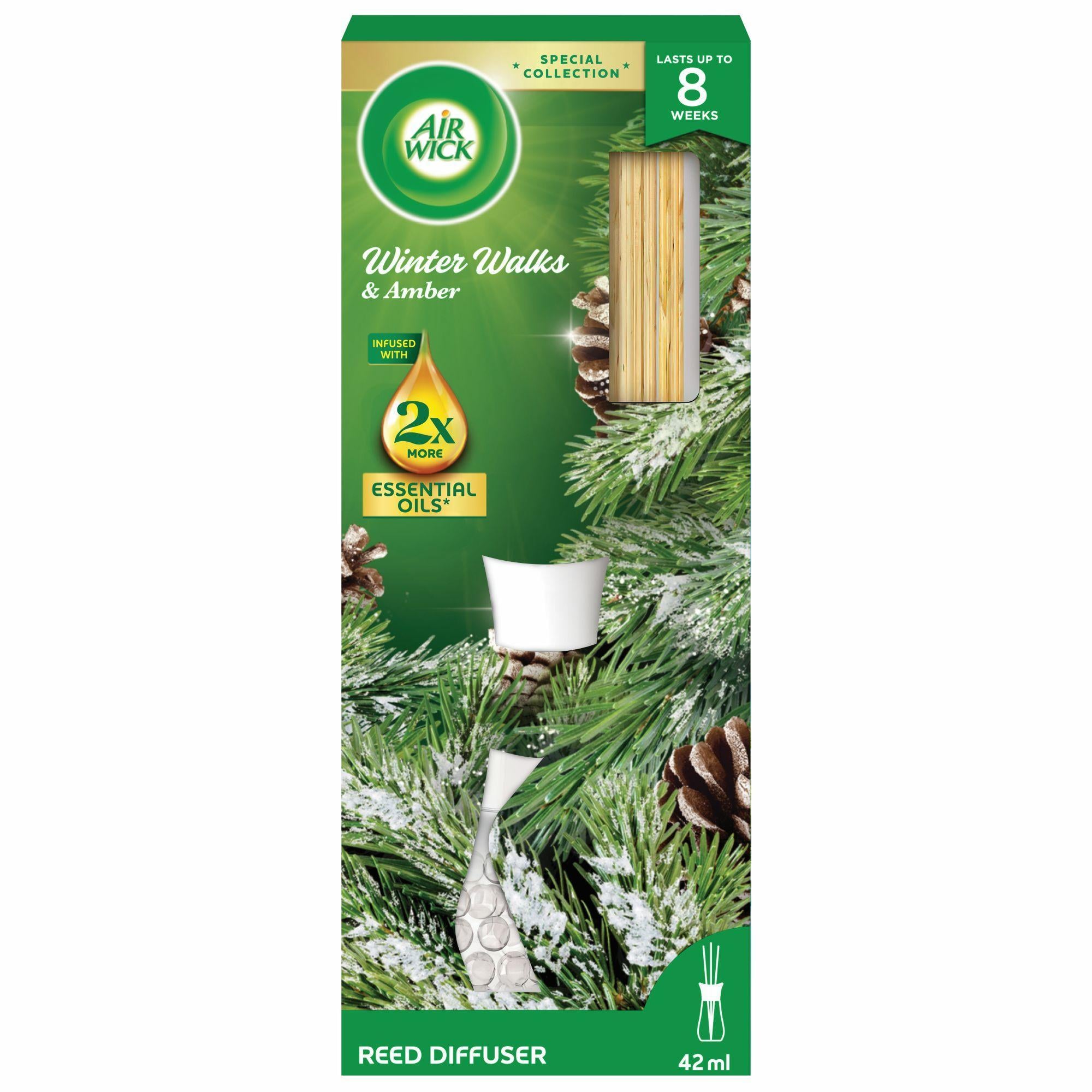 Air Wick pálcikás légfrissítő - Téli erdő és borostyán, 42ml