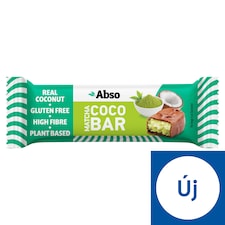 Abso kókuszos szelet matcha porral, édesítőszerrel 35 g