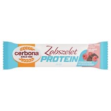 Cerbona Protein fehérjében gazdag étcsokoládés-málnás zabszelet édesítőszerekkel 40 g