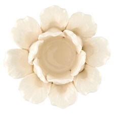 Candlelight Cream Petal gyertyatartó