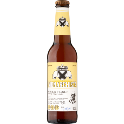 Szent András Monarchista Imperial Pilsner sör 7% 0,33 l