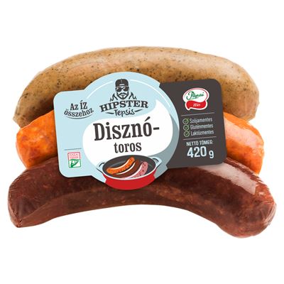 Pápai Hús Disznótoros Sütnivaló Kolbász és Hurka 420 g
