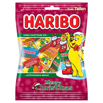 Haribo Merry Christmas Minis gyümölcsízű gumicukorka 250 g