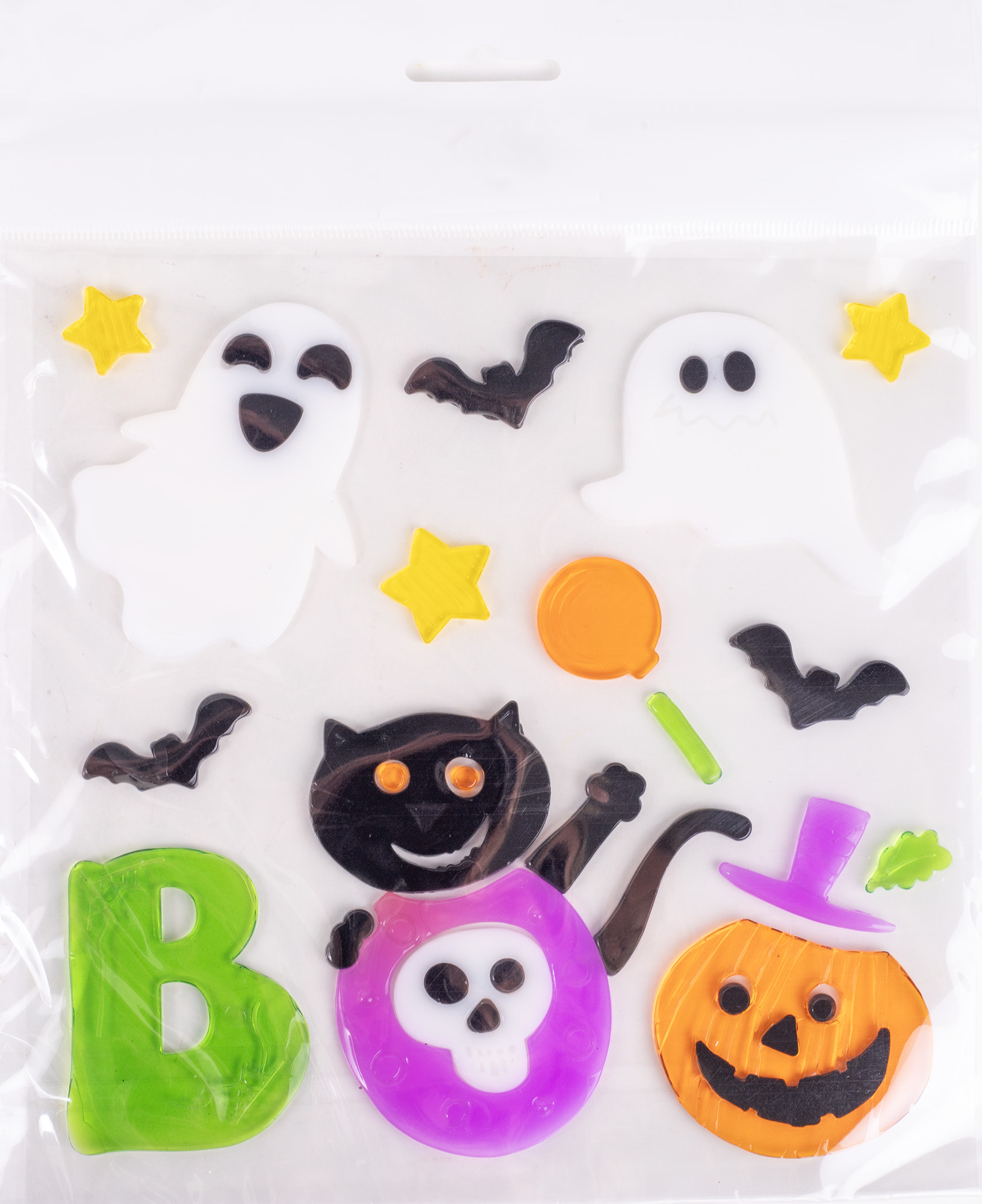 Ablakzselé Boo Macska  Szellemekkel 20x25cm