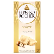 Ferrero Rocher fehér csokoládé mogyorós töltelékkel és mogyoródarabkákkal 90 g