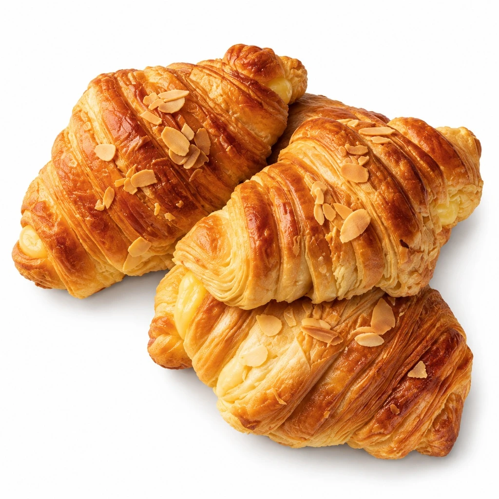 Vaníliakrémes croissant