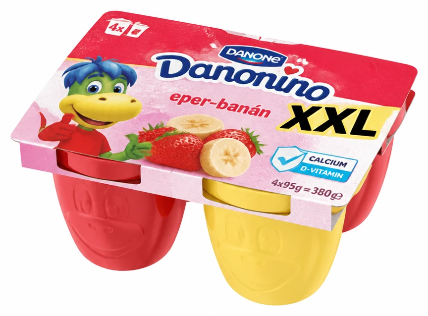 Danonino XXL eper-banán