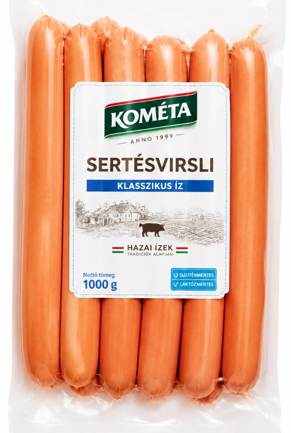 Kométa sertésvirsli