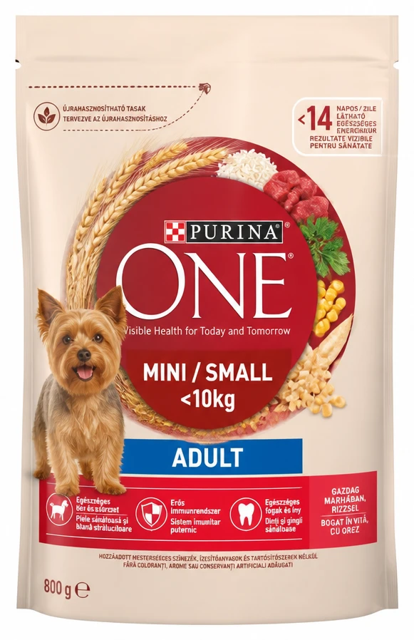 Purina One Mini teljes értékű állateledel felnőtt kutyák számára, Adult
