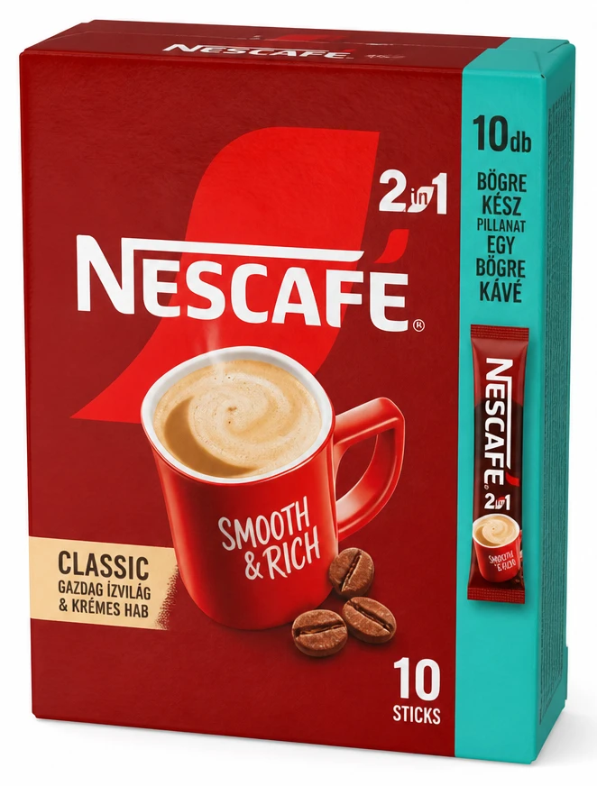 Nescafé azonnal oldódó káváspecialitás 2 in 1