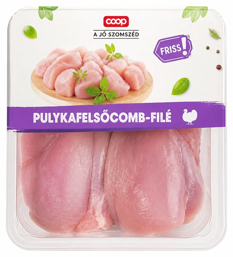 Pulykafelsőcomb-filé