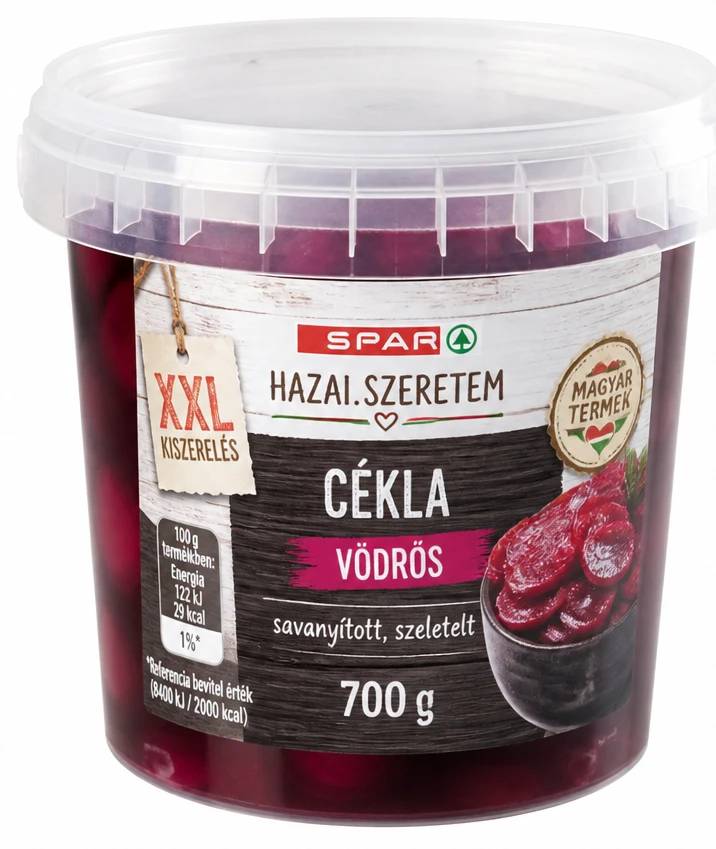SPAR HAZAI.SZERETEM XXL cékla vödrös