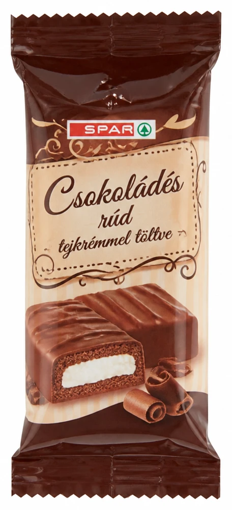Csokoládés rúd tejkrémmel töltve