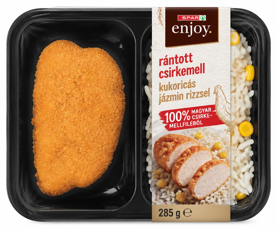 SPAR enjoy. rántott csirkemell kukoricás jázmin rizzsel