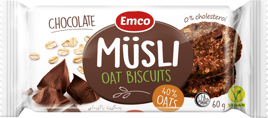 Emco Müzli keksz csokoládéval