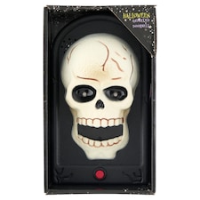 Halloween animált koponya ajtócsengő