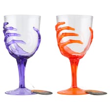 Halloween műanyag boros pohár 430 ml