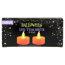 Halloween LED teamécses 2 db