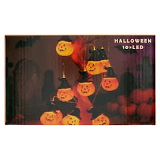 10 LED-es halloween töklámpás fényfüzér