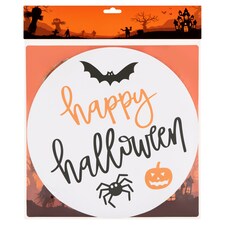 Happy Halloween dekorációs tábla