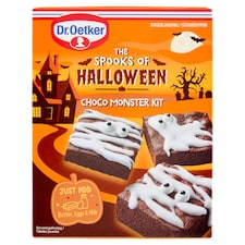 Dr. Oetker Halloween kakaós süteménypor vaníliaízű cukormázporral és dekorcukorral 370 g